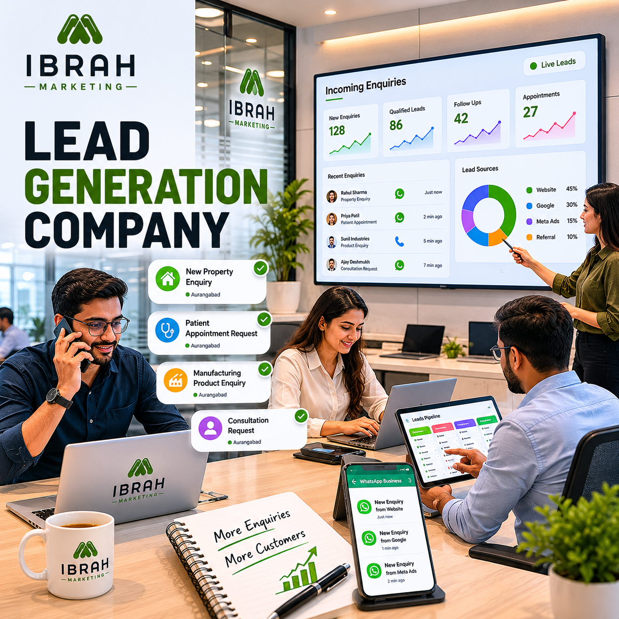 Generating Company Lead Generation Services in Aurangabad, Thane & Pune